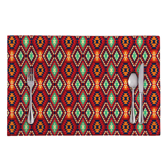 Native American Geometric Pattern Print Placemat