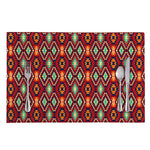 Native American Geometric Pattern Print Placemat