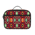 Native American Geometric Pattern Print Portable Lunch Bag
