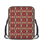 Native American Geometric Pattern Print Rectangular Crossbody Bag
