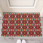 Native American Geometric Pattern Print Rubber Doormat