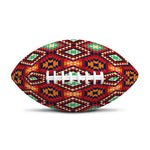 Native American Geometric Pattern Print Rugby Ball