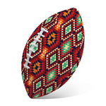 Native American Geometric Pattern Print Rugby Ball