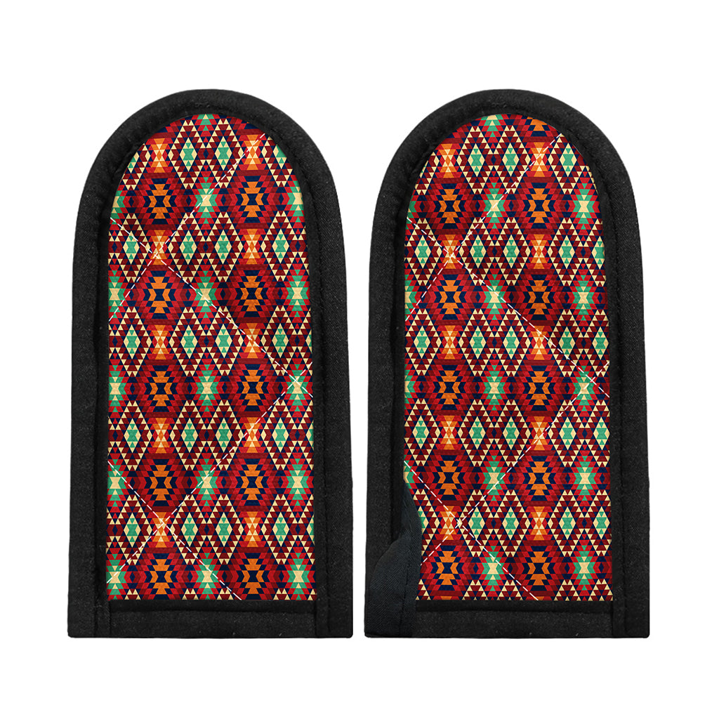 Native American Geometric Pattern Print Skillet Handle Cover