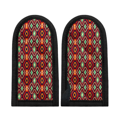 Native American Geometric Pattern Print Skillet Handle Cover
