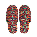 Native American Geometric Pattern Print Slippers