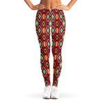 Native American Geometric Pattern Print Women's Leggings
