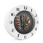Native American Indian Girl Print Alarm Clock