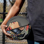 Native American Indian Girl Print Basketball