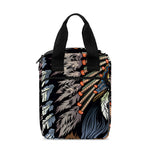 Native American Indian Girl Print Bible Tote Bag