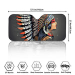 Native American Indian Girl Print Car Windshield Sun Shade