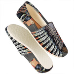 Native American Indian Girl Print Casual Shoes