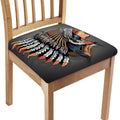 Native American Indian Girl Print Chair Cushion Cover
