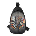 Native American Indian Girl Print Sling Bag