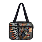 Native American Indian Girl Print Double Strap Bible Bag