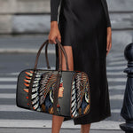 Native American Indian Girl Print Duffle Bag