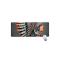 Native American Indian Girl Print Extended Mouse Pad