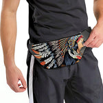 Native American Indian Girl Print Fanny Pack
