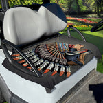 Native American Indian Girl Print Golf Cart Seat Cover