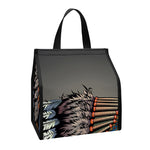 Native American Indian Girl Print Insulated Lunch Tote