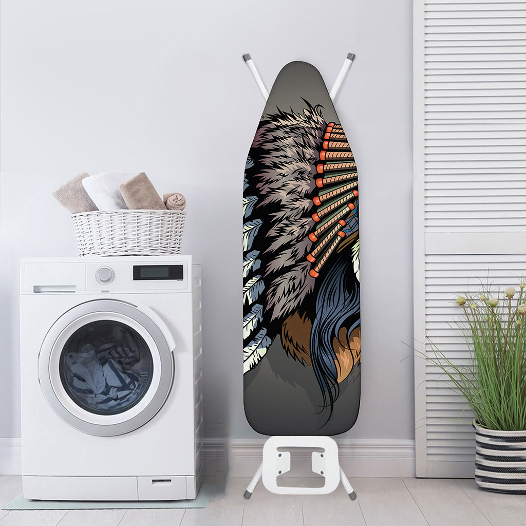 Native American Indian Girl Print Ironing Board Cover