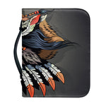 Native American Indian Girl Print Leather Bible Cover