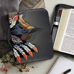 Native American Indian Girl Print Leather Bible Cover
