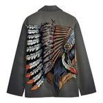 Native American Indian Girl Print Men's Blazer