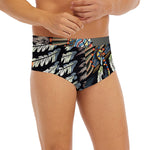 Native American Indian Girl Print Men's Briefs