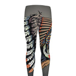 Native American Indian Girl Print Men's leggings