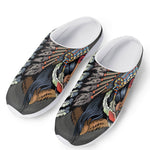 Native American Indian Girl Print Mesh Casual Shoes