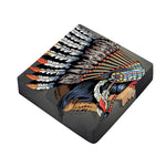 Native American Indian Girl Print Outdoor Seat Cushion Cover