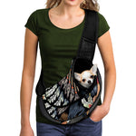 Native American Indian Girl Print Pet Sling Carrier
