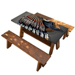 Native American Indian Girl Print Picnic Table Cover
