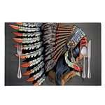 Native American Indian Girl Print Placemat