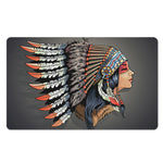 Native American Indian Girl Print Polyester Doormat