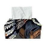 Native American Indian Girl Print Rectangle Tissue Box Cover