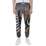 Native American Indian Girl Print Scuba Joggers