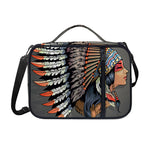 Native American Indian Girl Print Shoulder Strap Bible Bag