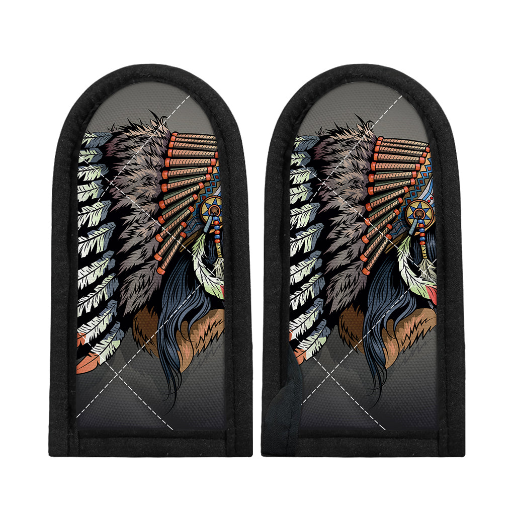 Native American Indian Girl Print Skillet Handle Cover