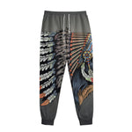 Native American Indian Girl Print Sweatpants