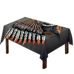 Native American Indian Girl Print Tablecloth