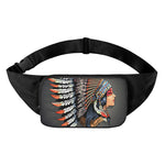 Native American Indian Girl Print Waist Bag
