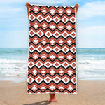 Native American Indian Pattern Print Beach Towel