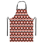 Native American Indian Pattern Print Bib Apron With Pocket