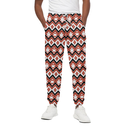 Native American Indian Pattern Print Cotton Pants