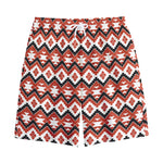 Native American Indian Pattern Print Cotton Shorts