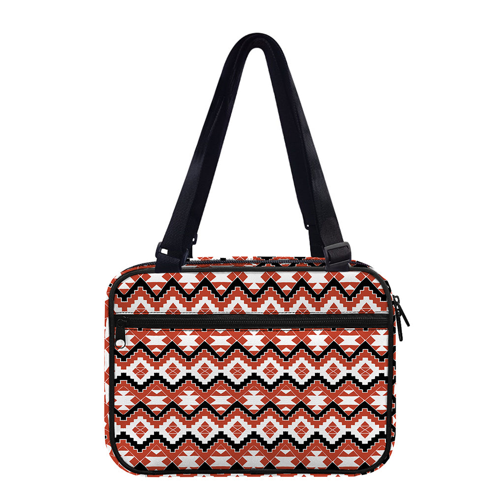 Native American Indian Pattern Print Double Strap Bible Bag