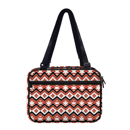 Native American Indian Pattern Print Double Strap Bible Bag