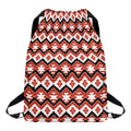 Native American Indian Pattern Print Drawstring Backpack